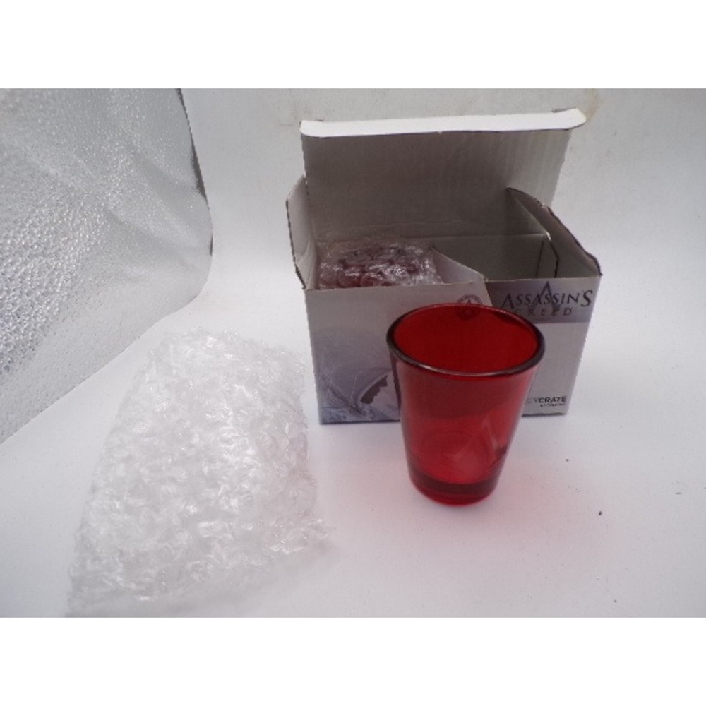Assassins Creed Syndicate Red Shot Glass Loot Crate Exclusive Ubisoft 2015